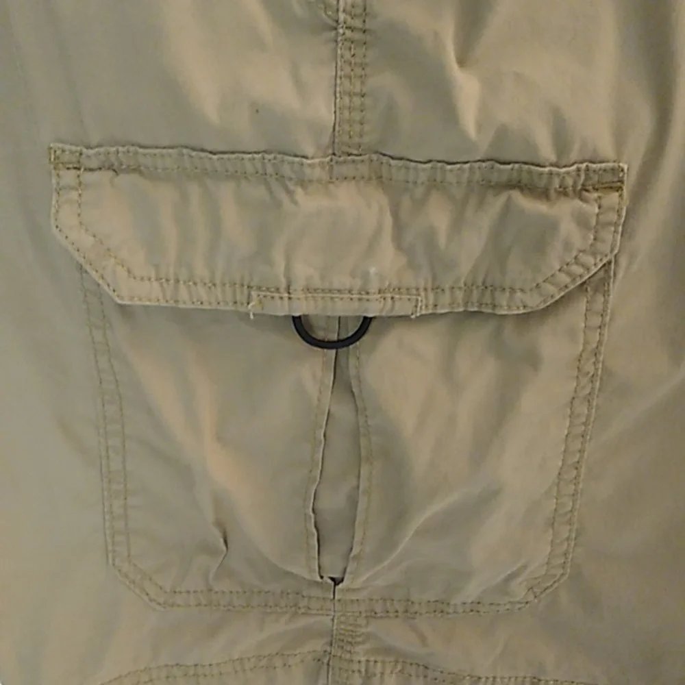 LEE EXTREME MOTION FLEX, STRETCH, FLAT FRONT, KHAKI TAN, CARGO SHORTS BIG & TALL